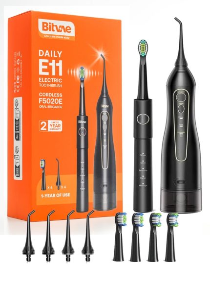 Electric Toothbrush with Water Flosser